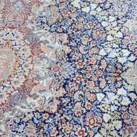 یک عدد قالی 3/4 بسیار تمیز الماس کویر