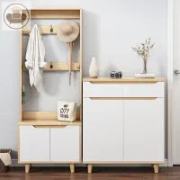 جاکفشی جنس تمام ام دی اف روکش چوب طبیعی. شهرآرا|جاکفشی، کمد، دراور|الیگودرز, |دیوار