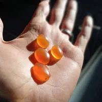 عقیق یمنی پرتقالی