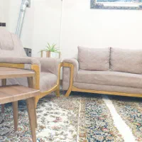 مبل مدل چستر 7نفره بامیزو عسلی|مبلمان خانگی و میز عسلی|بروجرد, |دیوار