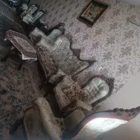 مبلمان ۹نفره و بهمراه میز ناهارخوری ۶نفره چوبی|مبلمان خانگی و میز عسلی|مشهد, شهید آوینی|دیوار