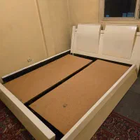 تخت دو نفره چوبی|تخت و سرویس خواب|تهران, امیر بهادر|دیوار