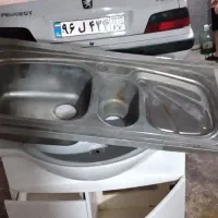 سینک دو لگن به همراه روشویی و زیر روشویی|لوازم سرویس بهداشتی|رشت, قاسمیه|دیوار