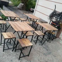 صندلی و میز تاشو قوطی ترکیبی مدل نیمکتی