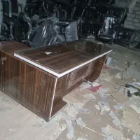 میز مدیریت تمام هایگلاس ال دار|دفتر کار|سقز, |دیوار