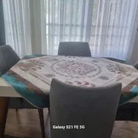 میز نهار خوری چهار نفره در حد نو|میز و صندلی غذاخوری|رشت, دیلمان|دیوار