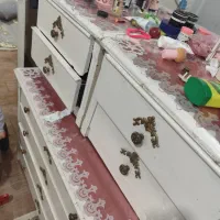 بوفه ،تخت خواب، اکواریوم