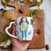 ماگ های عروسکی|صنایع دستی و سایر لوازم تزئینی|شاهین‌شهر, گزبرخوار|دیوار