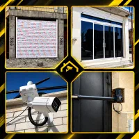 درب برقی سکوریت دوربین مداربسته