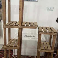استند گل چوبی