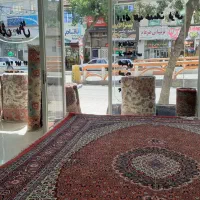 یک جفت فرش دستبافت ۶ متری بیجار ابریشم نو|فرش|اردبیل, |دیوار