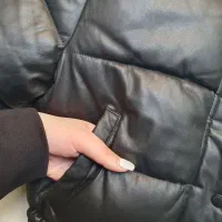 پافر جکت چرم از برند بریشکا اصل و نو|لباس|اصفهان, شیخ طوسی|دیوار