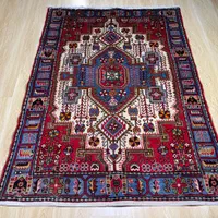 فرش ۳ متری اکبند نهاوند کرم ابی