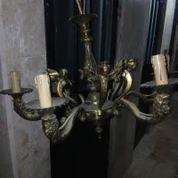 لوستر۶شاخه برنز