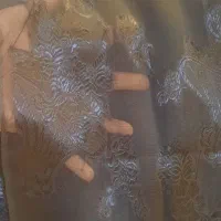 پارچه حریر مشکی