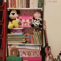 کتابخانه یا قفسه ام دی اف مشکی