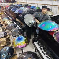 هنگ درام رنگ نقره ای