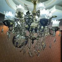 لوستر برنجی و لوستر اتاق و مهتابی
