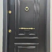 درب ضد سرقت مشکی /نئوکلاسیک/ برجسته لوکس