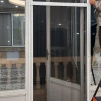 توری پلیسه کشویی پنجره