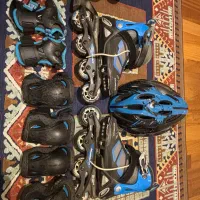 اسکیت با پک کامل تجهیزات