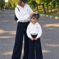 تولیدی پوشاک ست مادر دختری شلوار جاگر