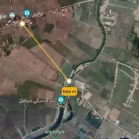 زمین ۶۰۰ متر دوبر سند دار نزدیک دریا بابلسر