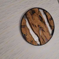 ساعت چوب زیتون|ساعت دیواری و تزئینی|تبریز, |دیوار