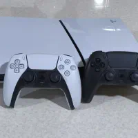ps5 slim digital اروپا دو دسته + پایه شارژ