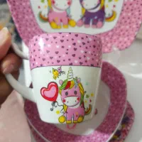 سرویس چینی نوزاد طرح اسب تک شاخ