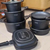 سرویس قابلمه چدن/پوشش گرانیت