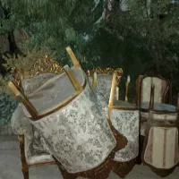 تعدادی مبل چوبی تعمیری سوزاندن|مبلمان خانگی و میز عسلی|باغستان, |دیوار