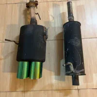 اگزوز ۱۰۶ و ۷۱۵ js آمپیلی کنوود و چراغ ال نود