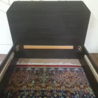 تخت یک نفره ام دی اف سنگین جمع و جور ۶ تیکه|تخت و سرویس خواب|مشهد, آبکوه|دیوار