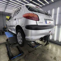 ۲۰۶ مدل ۸۷ تیپ ۲  بسیار سالم خوردگی  ترافیکی دارد