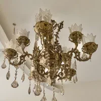 لوستر|لوستر و چراغ آویز|اراک, |دیوار