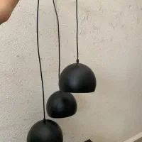 لوستر سقفی فلزی سه شاخه|لوستر و چراغ آویز|تهران, سوهانک|دیوار