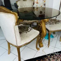 میز ۳نفره مدل روز طلایی|میز و صندلی غذاخوری|تهران, باغ فیض|دیوار