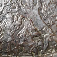 سینی مسی قلم کاری