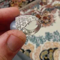 انگشتر فدیوم مخراج کاری کلا برلیان به وزن ۲۷ گرم