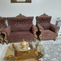 مبل راحتی ۷نفره سالم بدون پارگی یا شکستگی