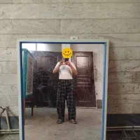 دو عدد آینه قدی با قاب آلومینیومی طوسی آرایشگاه|آینه|قم, انصار‌الحسین|دیوار