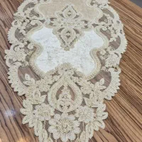 ست رومیزی مروارید دوزی واراداتی ترکیه کارِ دست