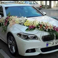 ماشین عروس،گل آرای،دسته گل