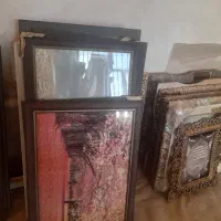 فروش تعدادی تابلو قاب سلطنتی سفال وغیر...