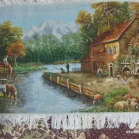 تابلو فرش دستبافت|تابلو فرش|کبودرآهنگ, |دیوار