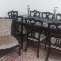 مبل۸نفره همراه با سرویس غذا خوری|مبلمان خانگی و میز عسلی|پرند, فاز ۵|دیوار