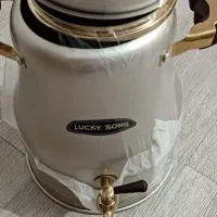کتری رو گازی با قوری.میوه خوری کریستال