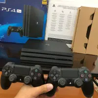 PS4 PRO 1TB دو دسته نونو اکبند فول گیم