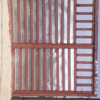 درب حیاط دو لنگه بزرگ